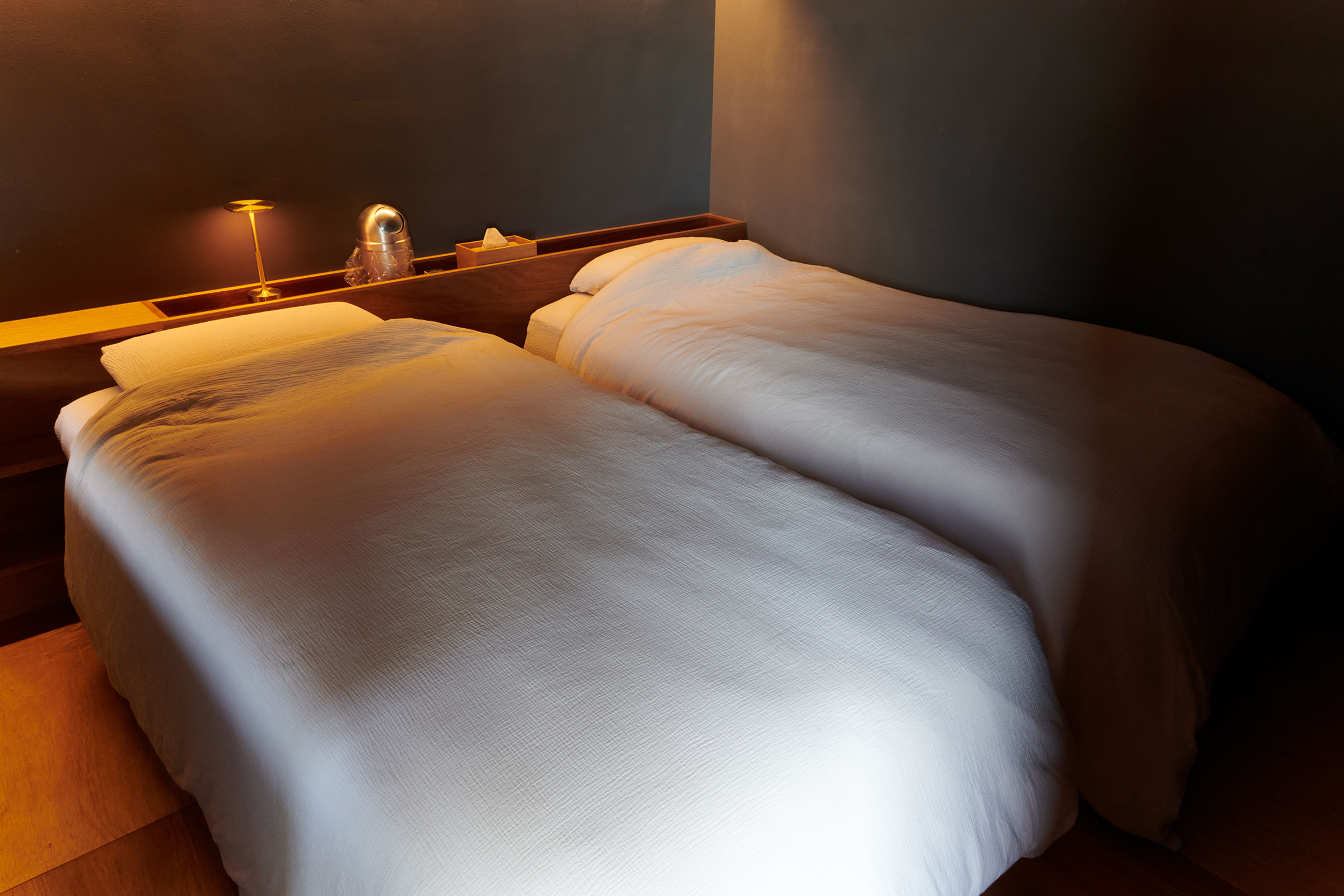 六号邸 | Bedroom やわらかな寝具で疲れをいやす